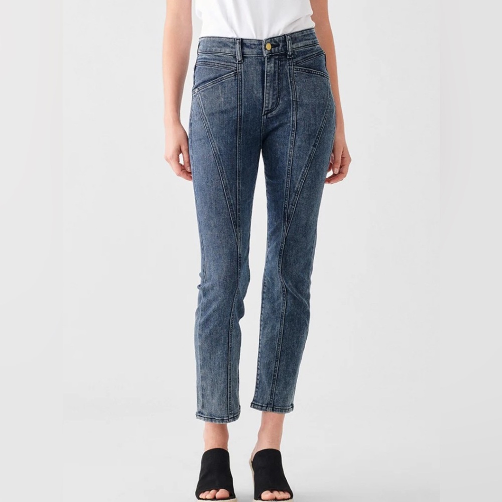 DL 1961 Mara Ankle in Afton. Dark Blue Women's Jeans